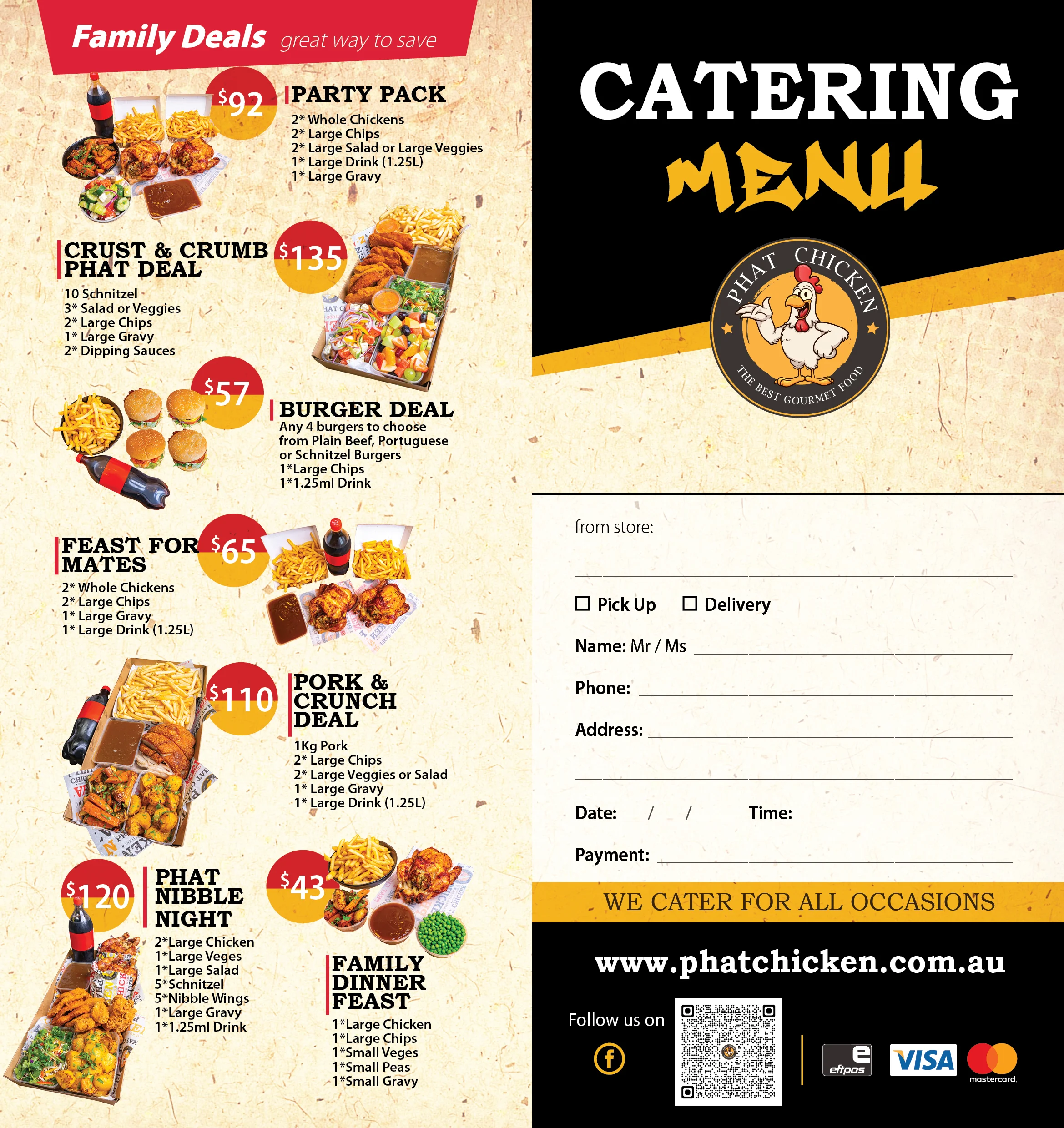 Catering Menu Page 4