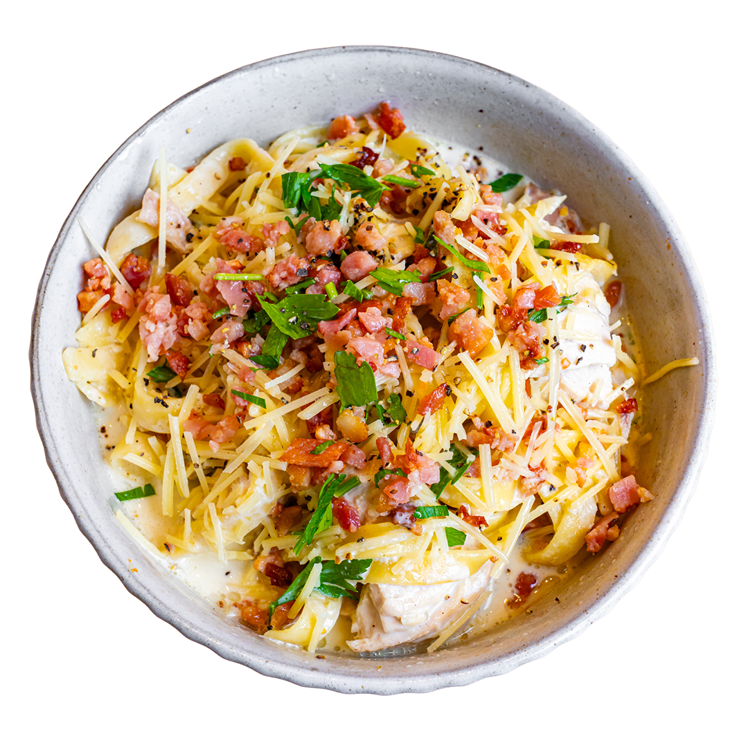 Chicken Bacon Mushroom Pasta